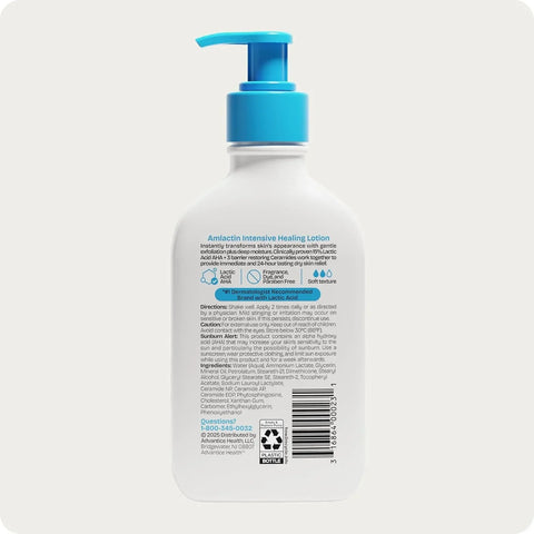 AmLactin Daily Moisturizing Lotion for Dry Skin (7.9 oz) and AmLactin Intensive Healing Body Lotion for Dry Skin (7.9 oz)